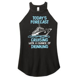 Funny Cruise Design For Cruising Boat Trip Lovers Women's Perfect Tri Rocker Tank