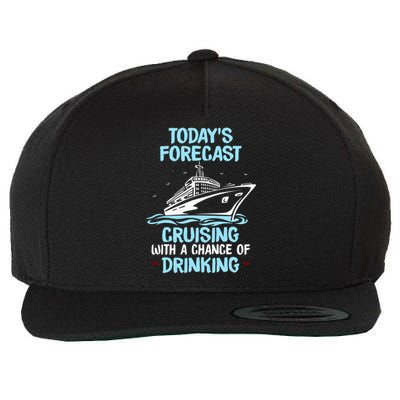 Funny Cruise Design For Cruising Boat Trip Lovers Wool Snapback Cap