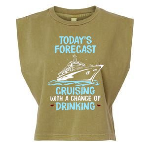 Funny Cruise Design For Cruising Boat Trip Lovers Garment-Dyed Women's Muscle Tee