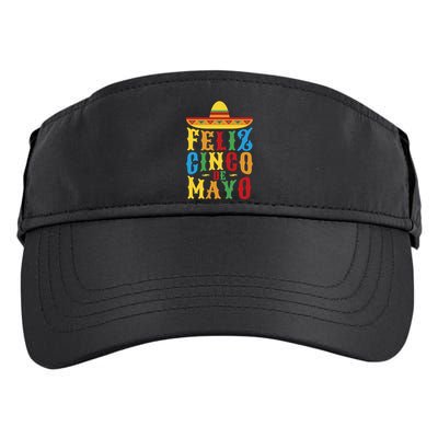 Feliz Cinco De Mayo Adult Drive Performance Visor