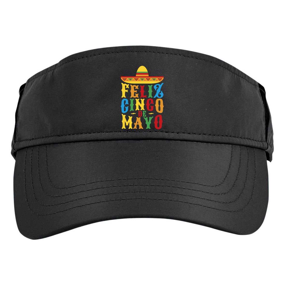 Feliz Cinco De Mayo Adult Drive Performance Visor