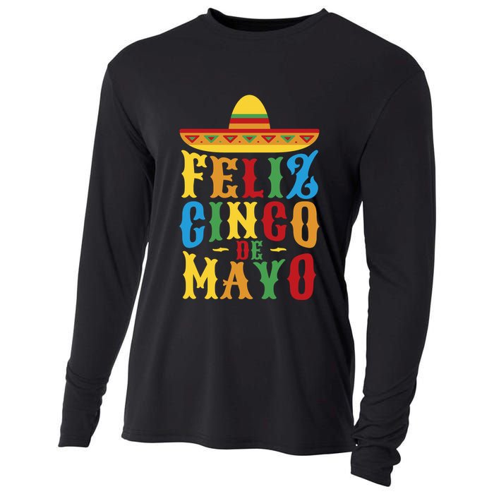 Feliz Cinco De Mayo Cooling Performance Long Sleeve Crew