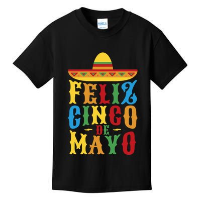 Feliz Cinco De Mayo Kids T-Shirt