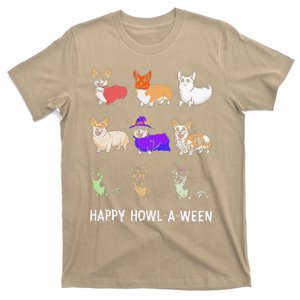 Funny Corgi Dog Halloween Happy Howloween T-Shirt