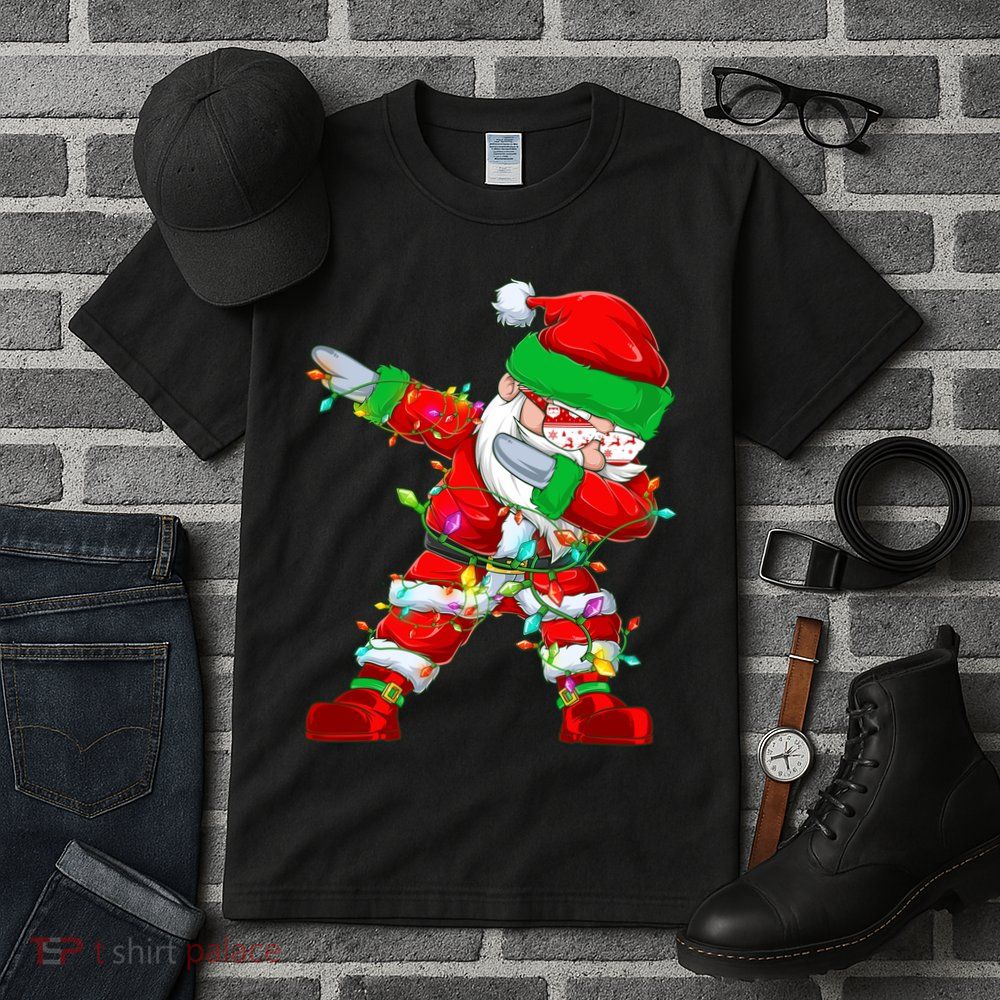 Funny Christmas Dabbing Santa Claus Tall T-Shirt