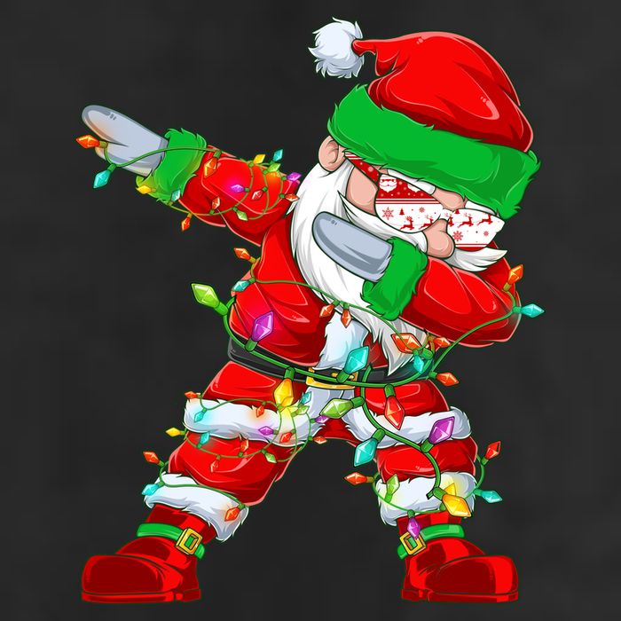 Funny Christmas Dabbing Santa Claus Adult Drive Performance Visor