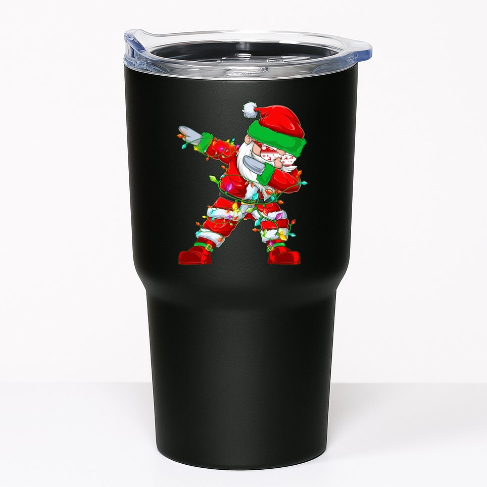 Funny Christmas Dabbing Santa Claus Tumbler