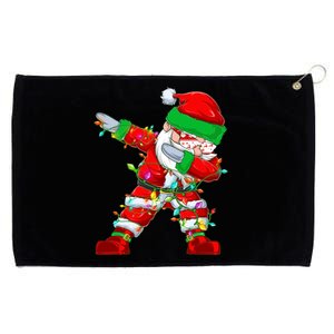 Funny Christmas Dabbing Santa Claus Grommeted Golf Towel