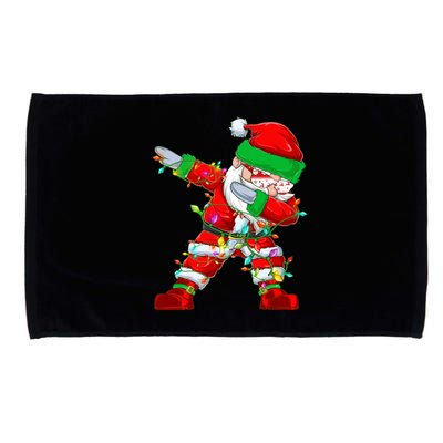 Funny Christmas Dabbing Santa Claus Microfiber Hand Towel