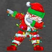 Funny Christmas Dabbing Santa Claus Vector Backpack