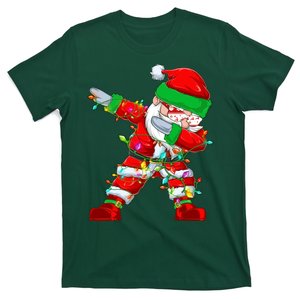 Funny Christmas Dabbing Santa Claus T-Shirt