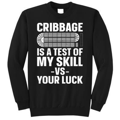 Funny Cribbage Design For Card Game Cribbage Lover Sweatshirt