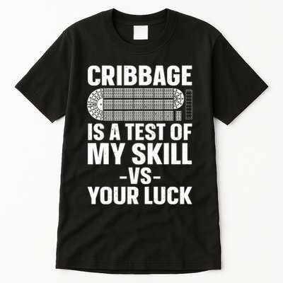 Funny Cribbage Design For Card Game Cribbage Lover Tall T-Shirt