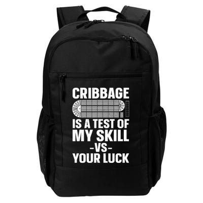 Funny Cribbage Design For Card Game Cribbage Lover Daily Commute Backpack