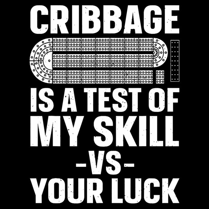 Funny Cribbage Design For Card Game Cribbage Lover Button