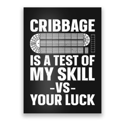 Funny Cribbage Design For Card Game Cribbage Lover Poster