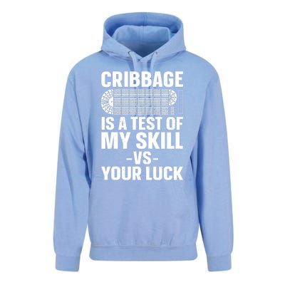 Funny Cribbage Design For Card Game Cribbage Lover Unisex Surf Hoodie