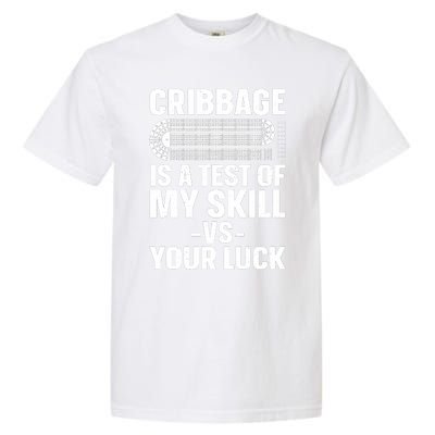 Funny Cribbage Design For Card Game Cribbage Lover Garment-Dyed Heavyweight T-Shirt