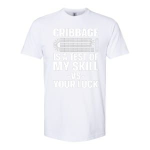 Funny Cribbage Design For Card Game Cribbage Lover Softstyle CVC T-Shirt