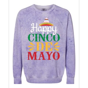 Fiesta Cinco De Mayo Colorblast Crewneck Sweatshirt