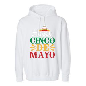 Fiesta Cinco De Mayo Garment-Dyed Fleece Hoodie