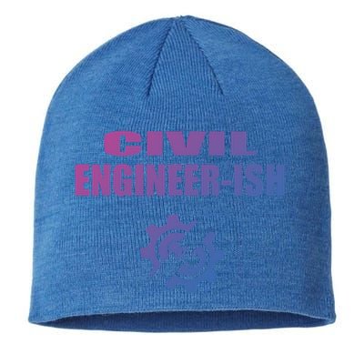 Funny Civil Engineer Student Ish Engineer Major Pun Cute Gift Sustainable Beanie