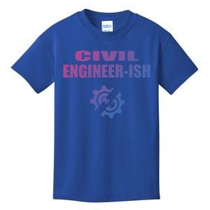 Funny Civil Engineer Student Ish Engineer Major Pun Cute Gift Kids T-Shirt