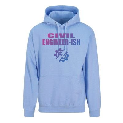 Funny Civil Engineer Student Ish Engineer Major Pun Cute Gift Unisex Surf Hoodie