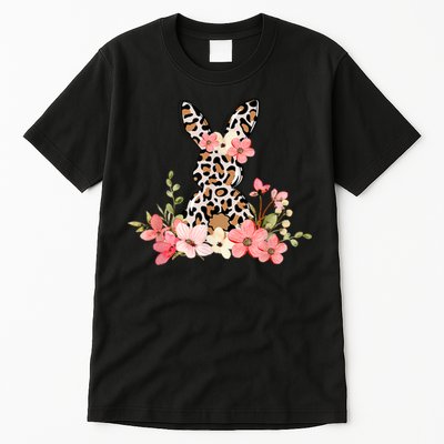 Floral Cheetah Easter Bunny Tall T-Shirt