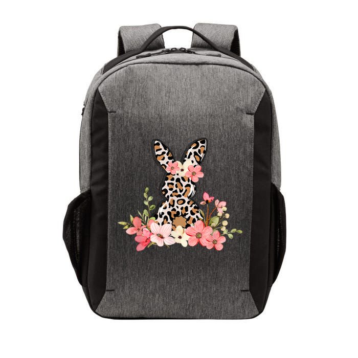 Floral Cheetah Easter Bunny Vector Backpack