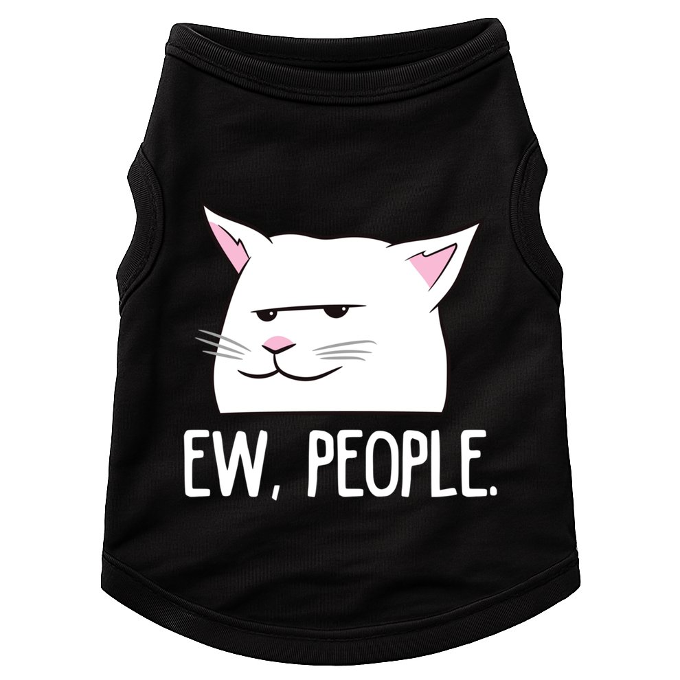 Funny Cat Ew People Love Cats Gift Doggie Tank