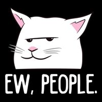 Funny Cat Ew People Love Cats Gift City Backpack