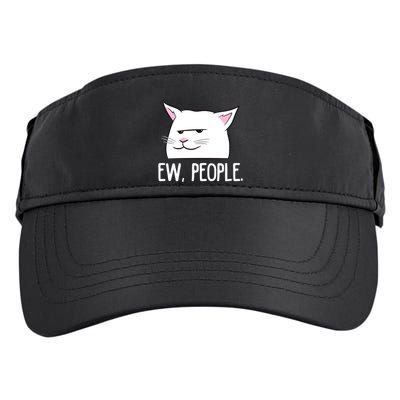 Funny Cat Ew People Love Cats Gift Adult Drive Performance Visor