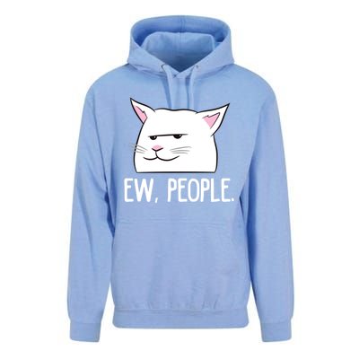 Funny Cat Ew People Love Cats Gift Unisex Surf Hoodie