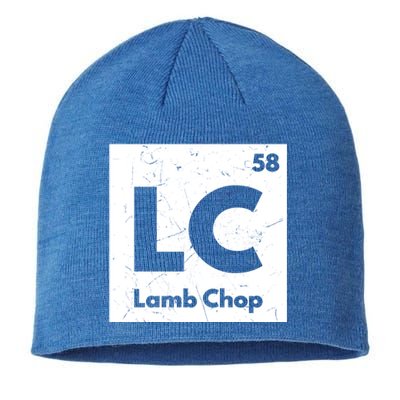 Funny Chemistry Elet Joke Lamb Chop Lamb Lovers Gift Sustainable Beanie