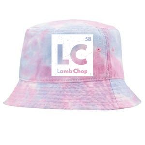 Funny Chemistry Elet Joke Lamb Chop Lamb Lovers Gift Tie-Dyed Bucket Hat