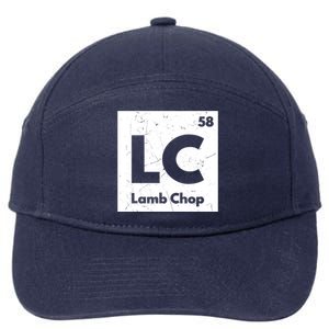 Funny Chemistry Elet Joke Lamb Chop Lamb Lovers Gift 7-Panel Snapback Hat