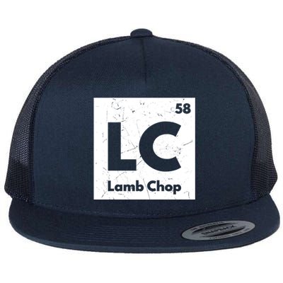 Funny Chemistry Elet Joke Lamb Chop Lamb Lovers Gift Flat Bill Trucker Hat