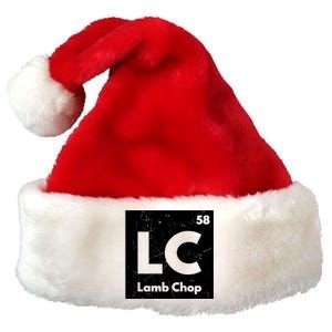 Funny Chemistry Elet Joke Lamb Chop Lamb Lovers Gift Premium Christmas Santa Hat