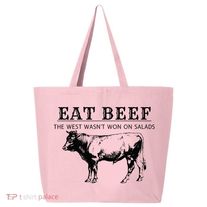 Funny Cow Eat Beef the West Wasn't Won on Salads Farm Cattle 25L Jumbo Tote