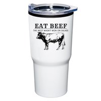 Funny Cow Eat Beef the West Wasn't Won on Salads Farm Cattle Tumbler