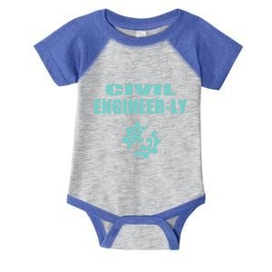 Funny Civil Engineer Student Nearly Engineer Major Pun Cool Gift Infant Baby Jersey Bodysuit