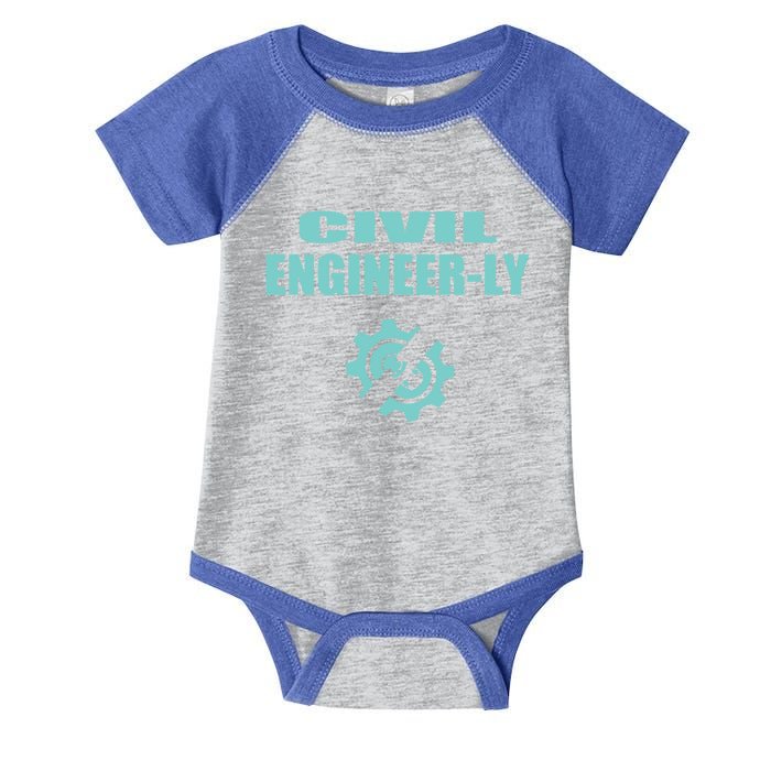 Funny Civil Engineer Student Nearly Engineer Major Pun Cool Gift Infant Baby Jersey Bodysuit