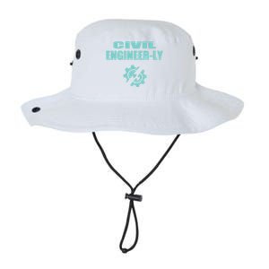 Funny Civil Engineer Student Nearly Engineer Major Pun Cool Gift Legacy Cool Fit Booney Bucket Hat