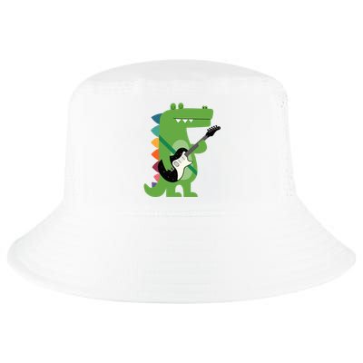 Funny Crocodile Electric Guitar Crocorock Guitarist Musician Premium Cool Comfort Performance Bucket Hat