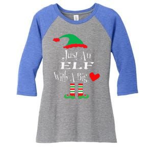 Funny Christmas Elf Matching Family Group Xmas Gift Women's Tri-Blend 3/4-Sleeve Raglan Shirt