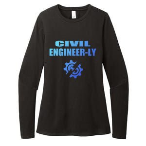 Funny Civil Engineer Student Nearly Engineer Major Pun Cool Gift Womens CVC Long Sleeve Shirt