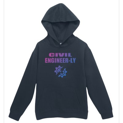 Funny Civil Engineer Student Nearly Engineer Major Pun Cool Gift Urban Pullover Hoodie