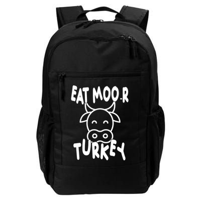 Funny Cow Eat More Turkey Thanksgiving Backpack