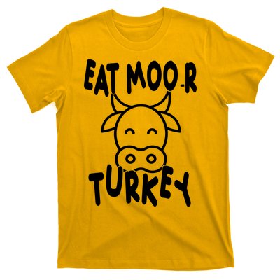 Funny Cow Eat More Turkey Thanksgiving T-Shirt